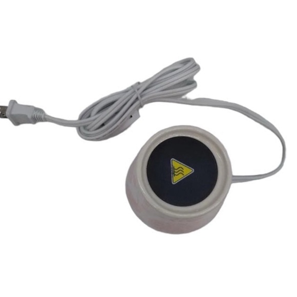 Scentsy Wax Warmer Base Replacement Ceramic Retro Orange Print - Picture 3 of 4